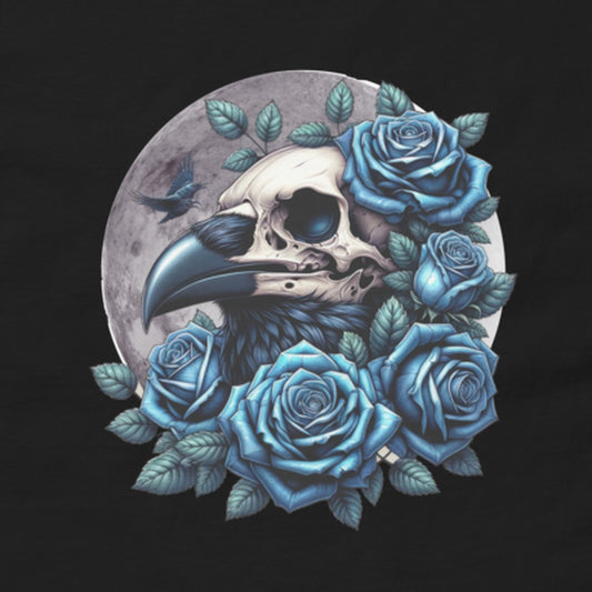 Nevermore Bloom T-Shirt schwarz, Motiv im Detail