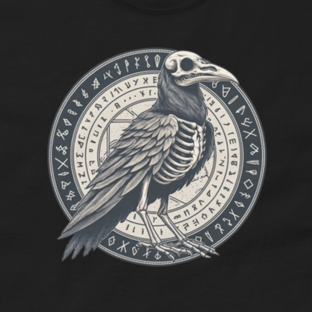 Raven Sigil T-Shirt schwarz, Motiv im Detail