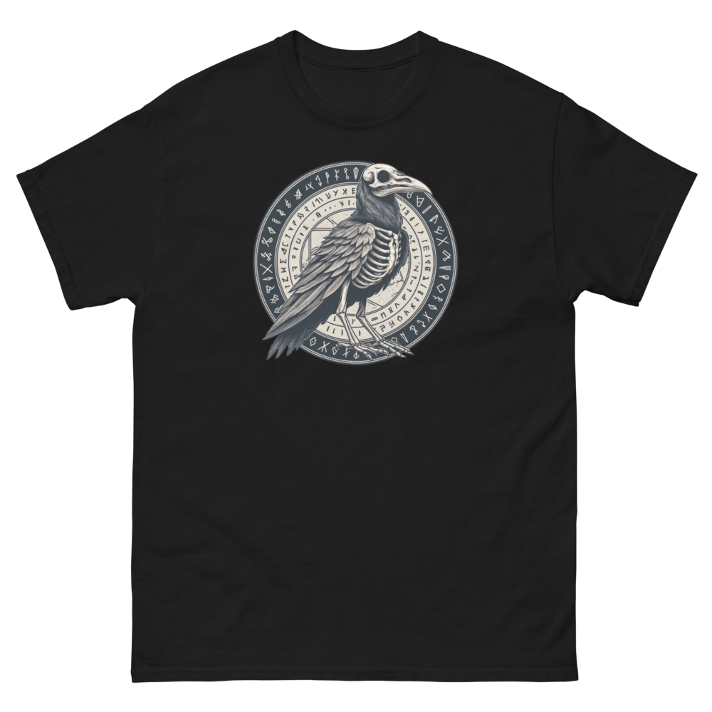 Raven Sigil T-Shirt schwarz, Vorderseite