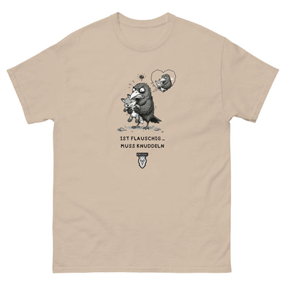 Kuschelrabe T-Shirt Sand, Vorderseite