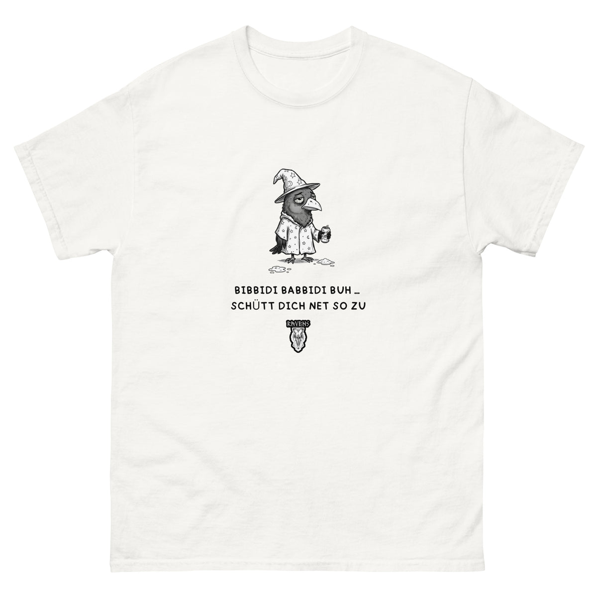 Promillerabe T-Shirt Weiß, Vorderseite